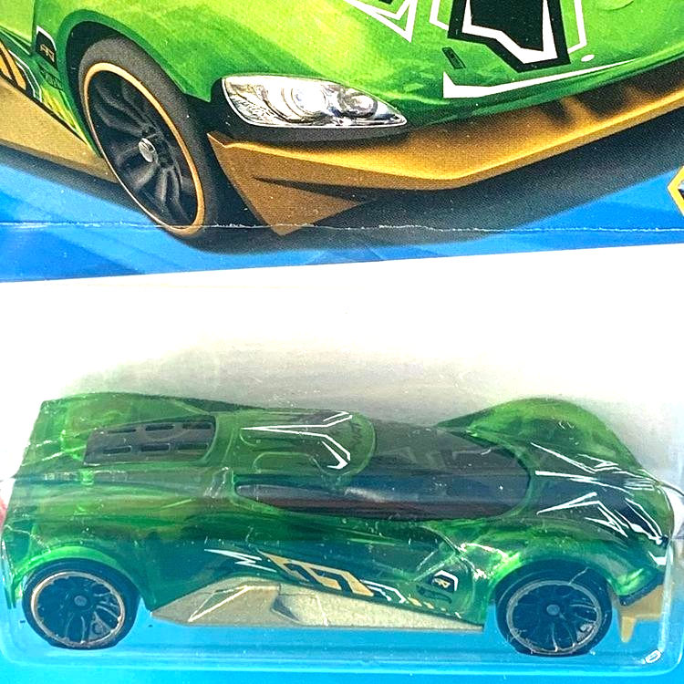 HOT WHEELS 2025 CRESCENDO CLEAR GREEN 37/250 HYX85 X-RAYCERS