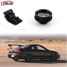 Black K24 K Series Oil Filler Cap Cover + Oil Dipstick For Honda Civic for Acura