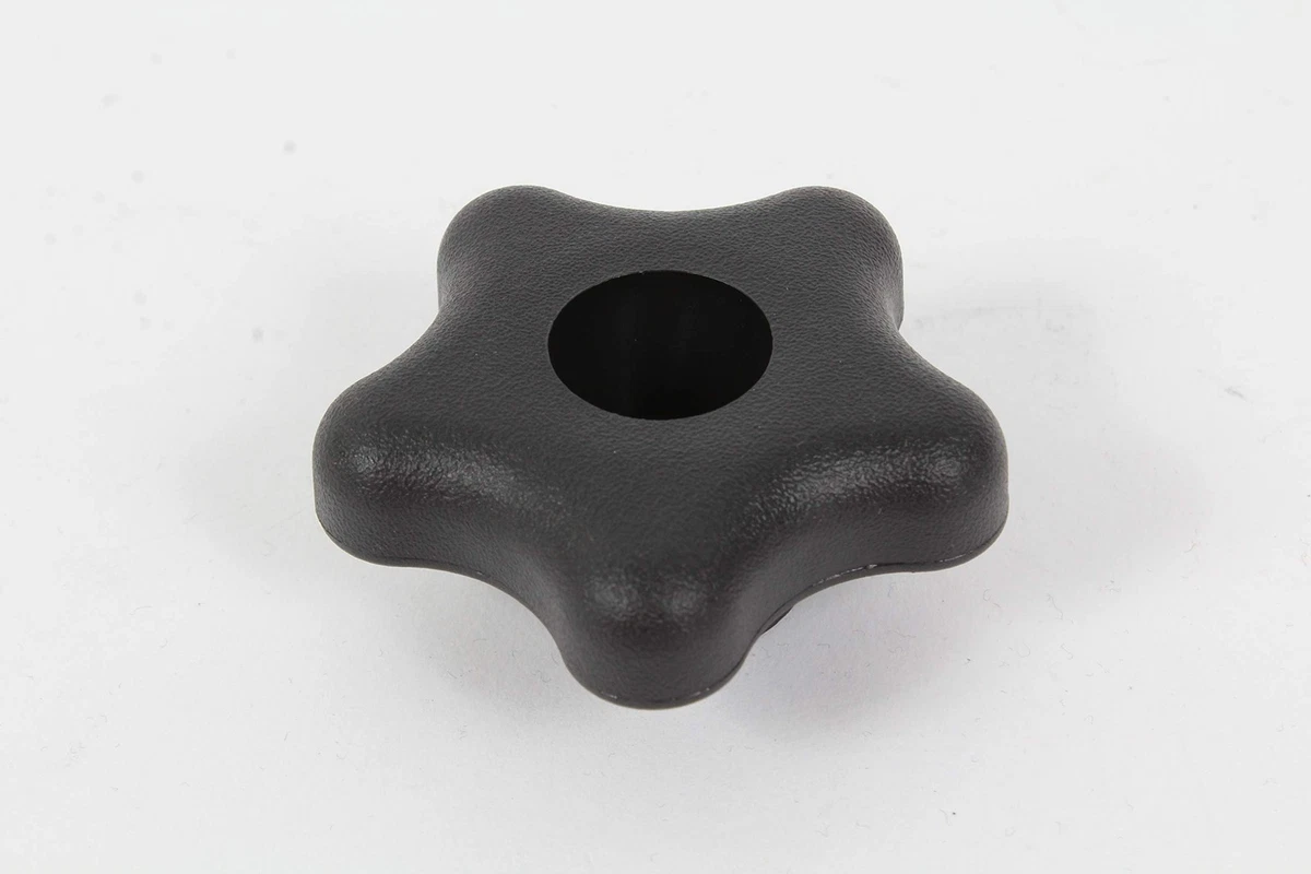 Manopola A Stella Metallo Uxcell 10 Mm | Ricambio Nero Per Filo Scorrevole - Foto 2