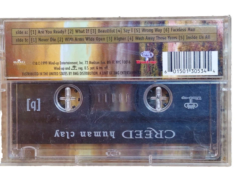 Creed Human Clay Cassette Tape 1999 With Arms Wide Open - Image 2 of 4