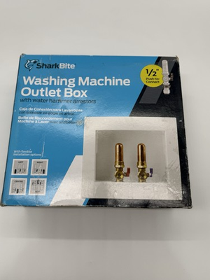 #ad #ad NEW SharkBite Push to Connect Brass Washing Machine Outlet Box Half Inch $36.80