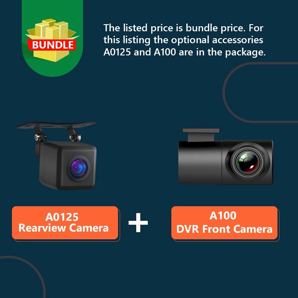 CAM+DVR+Eonon VWX7 Android 14 9" Car Stereo CarPlay Radio For VW Golf Jetta Polo - Image 2 of 4