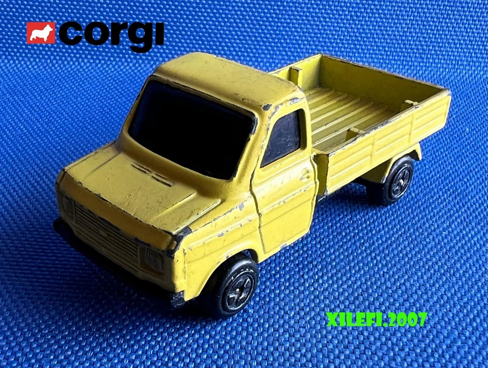 ford transit truck giallo corgi diecast 1/64 made in great britain COME DA FOTO - Immagine 3 di 4