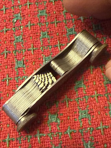Vintage L.S. STARRETT Co. No. 474 Screw Pitch Thread Gage - Athol, MA, USA - Picture 7 of 13