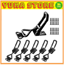 E-TING 6Pack Toggle Clamp Latch 100KG 220LBS Holding Capacity 4001Pull Black