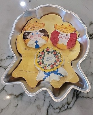 Wilton Blue Ribbon Cake,Jello,chocolate Cake Pan Cover Sheet  Booklet 502-2286.