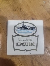 Vintage Matchbook Cover Uncle John's Riverboat Kansas City, Missouri 