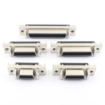 1pcs SCSI Female Connector 14 20 26 36 50 Pin MDR CN Straight 180 Degree Adapter