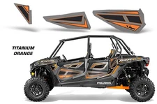 Dragonfire RZR 1000/900 4 Door Inserts Graphic Kit 4 Door TITANIUM ORANGE