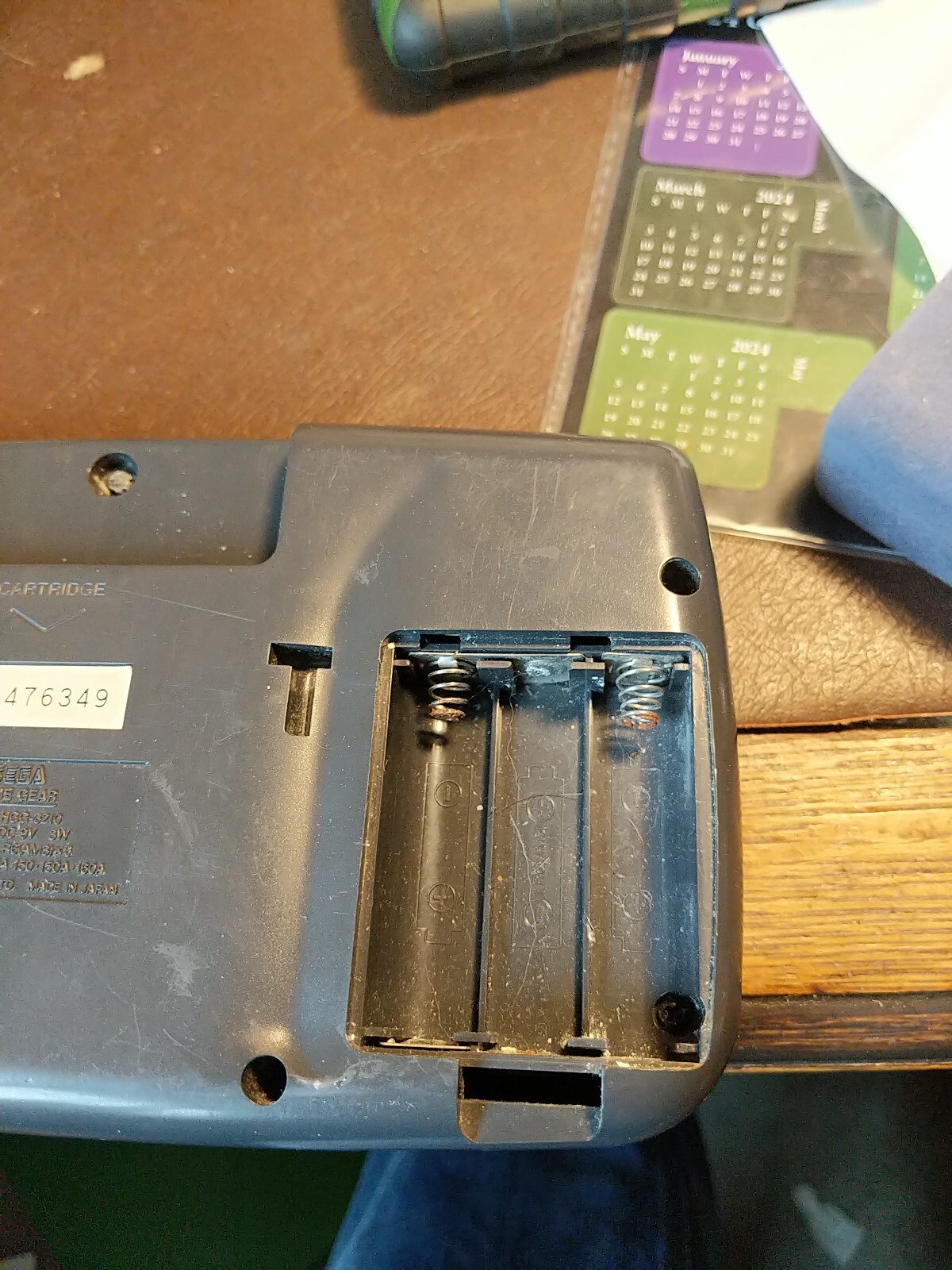 SEGA Game Gear Console Only Spares or Repair Retro Gaming Missing Battery Cover eBay