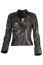 Philipp Plein Leather Biker Jacket Medium