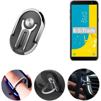 Smarthpone-Ring für Samsung Galaxy J6 (2018) Fingerhalterung Tischständer