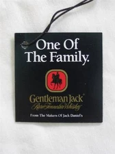JACK DANIEL'S 1996 GENTLEMAN JACK ONE OF THE FAMILY HANG TAG
