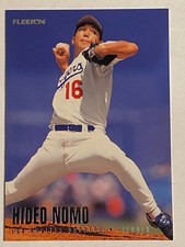 1996 Fleer #13 Hideo Nomo Los Angeles Dodgers 
