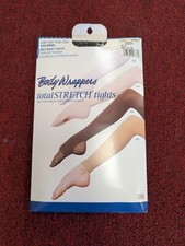 Body Wrappers C80 Black Dance Tights Footed Tights New Girls M/L