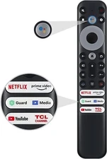 TCL TV Replaced Voice Remote Control Netlfix/Prime/YouTube/TCL/Guard Buttons