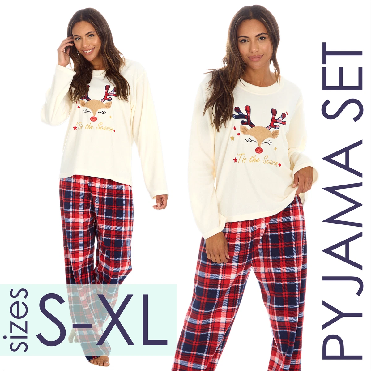 Fleece pyjamas womens best sale uk