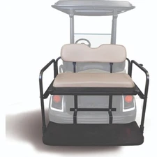 Yamaha Golf Cart DRIVE2 RHOX Flip Flop Rear Seat Kit Fold Down Back Seat Stone
