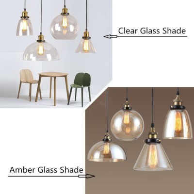 Glass Pendant Light Home Lamp Bedroom Ceiling Lights Kitchen