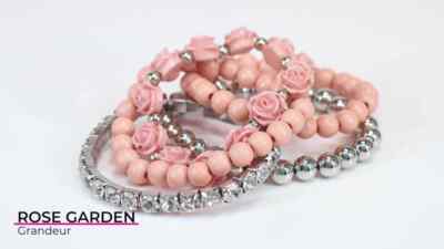 Paparazzi Rose Garden Grandeur Pink Bracelet 2025