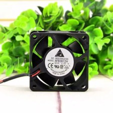 Delta AFB0612H 6025 DC12V 0.17A 6CM 2-Wire Dual Ball Cooling Fan