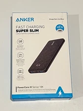 Anker PowerCore III 10K Sense 20W Portable Charger Battery Power Bank OPEN BOX