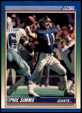 Phil Simms #5 1990 Score