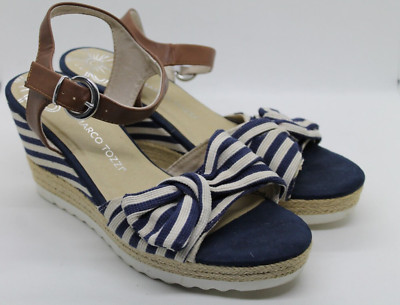 Marco Tozzi Sandalen Damen Sommerschuhe Sandalette offene Schuhe Gr.41 AD