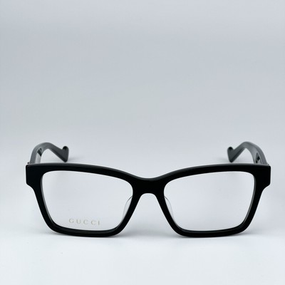 Gucci Women AUTHENTIC Eyeglasses Black Demo Rectangle  display picture 1