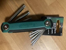 Steel Vision 8pc Star Folding Key Wrench Set