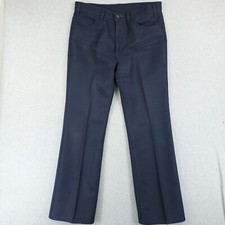Vintage Levis Pants Mens 36X31 Blue Dacron Polyester Pants Straight