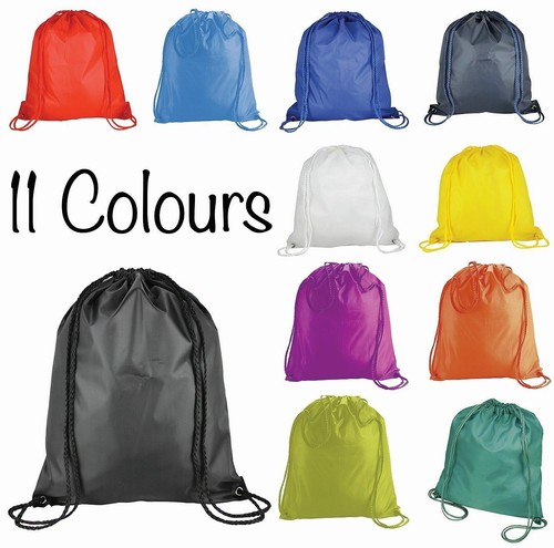 New Sport Swimming Laundry Drawstring PE Bag GYM School PE Kids Rucksack - 第 2/8 張圖片