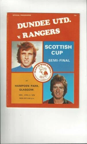 Away Teams C-E Football Scottish Fixture Programmes (1970s)