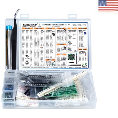 Premium SMD 2900-Pc Component Kit: Perfect for Electronics Projects & Repairs