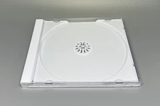 10 NEW STANDARD 10.4MM SINGLE CD JEWEL CASES W/WHITE TRAY SH001PK, FREE SHIPPING