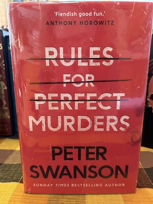 MASSIVE LIB PERFECT MURDERS PETER SWANSON *UK FIRST 1ST *SIGNED SPRAYED #249/250