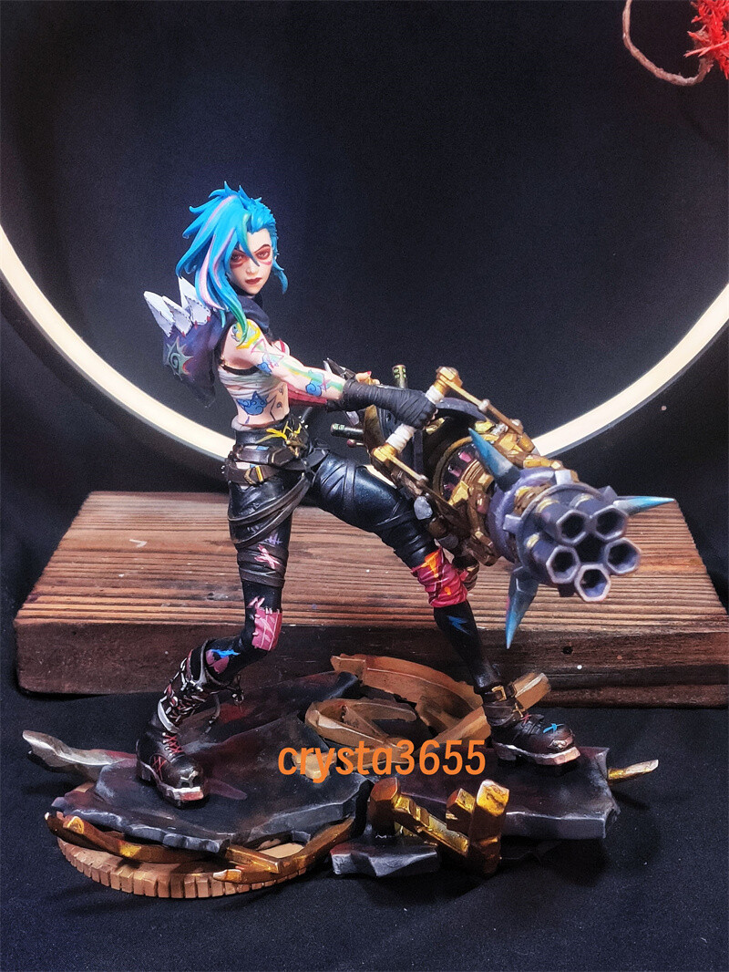 League of Legends LOL Jinx Statue PVC Handmade Figure Model