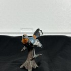 Vintage Hachiro GOTO Warbler Blue Bird On Branch Figurine #TB40 — photo 6