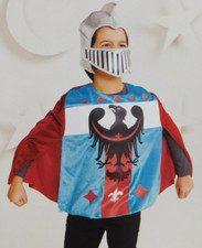 Kids' Knight Halloween Costume Medieval Capelet and Helmet Headpiece