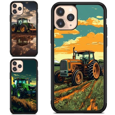 Tough Cover powerful tractor plows field For Samsung Galaxy S23 Plus Ultra