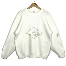 Pull Blanc Crème Vintage 90’s Lois (Laine Mixte. Made In France)