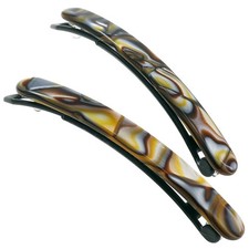 Camila Paris CP3373 French Hair Barrettes Clips for Women, Handmade, Girls Side