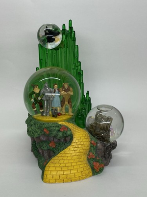#ad Wizard of Oz Emerald City Triple Water Globe By Westland $149.00