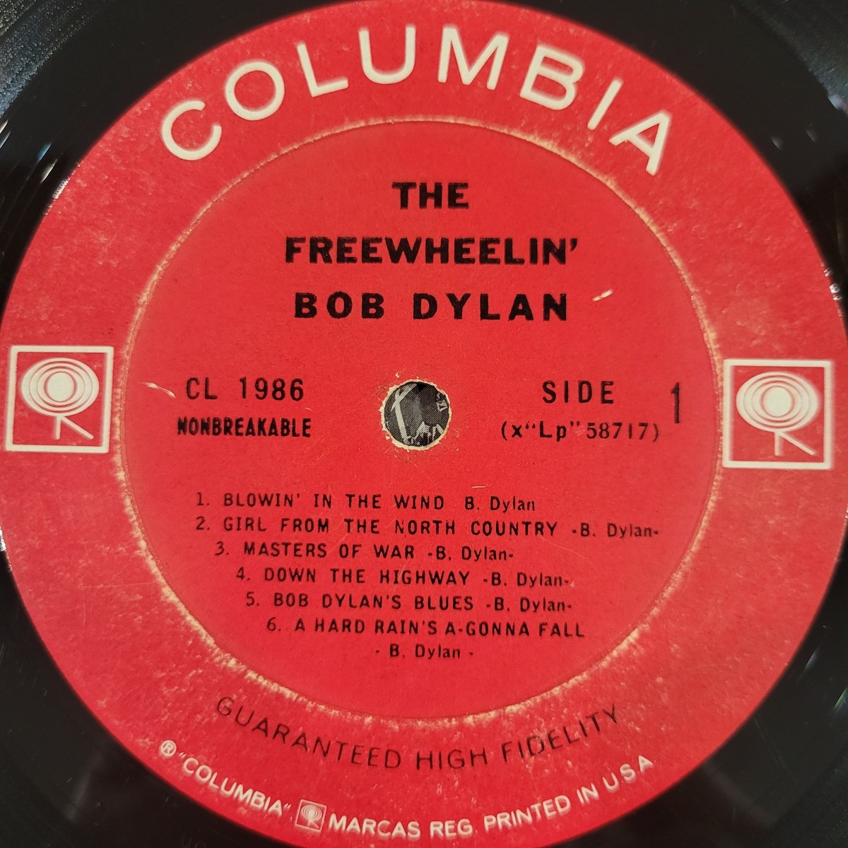Bob Dylan - The Freewheelin' Bob Dylan Vinyl LP - 1963 - Mono