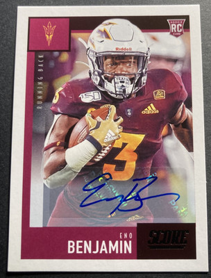 2020 Score Eno Benjamin #380 Signatures