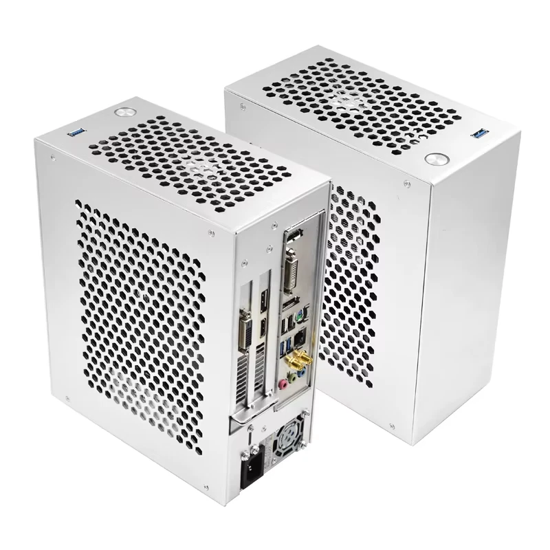 S3 MINI-ITX Case All Aluminum Computer Mini Small Chassis Support Flex PSU/195mm - Image 4 of 4