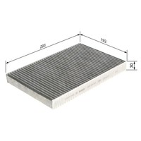 Bosch 1 987 435 535 Filter, Innenraumluft