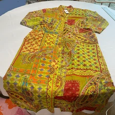 NWT RAJ Hippie Boho Chic Paisley Cardigan Duster One Size New