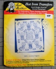 Aunt Martha's Hot Iron Transfers 3693 Little Angels Uncut Embroidery