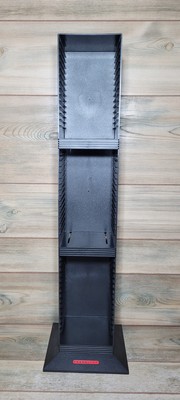 Laserline CD Tower Storage Rack Black Floor Stand Holds 45-51 CDs 29'' Tall 